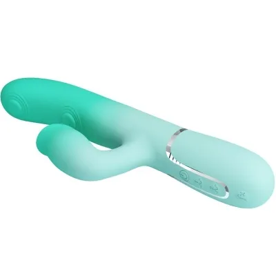 Gigi Multifunktions-Rabbit-Vibrator Aquagrün | Pretty Love