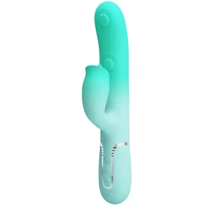Gigi Multifunktions-Rabbit-Vibrator Aquagrün | Pretty Love