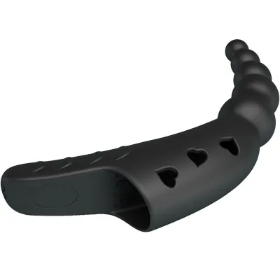 Jordin Finger Vibrator 10 Modes Black | Pretty Love
