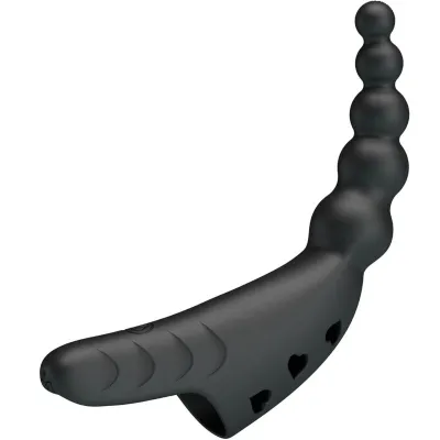 Jordin Finger Vibrator 10 Modes Black | Pretty Love
