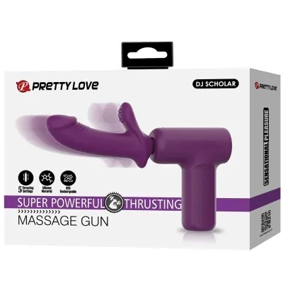 DJ Scholar Massager 5 Settings Purple | Pretty Love