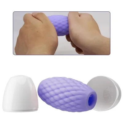 Athena Eros Silicone Masturbator Purple – Pretty Love