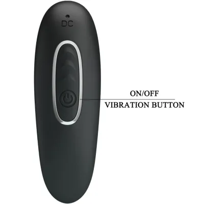 Sidney Anal Vibrator 10 Modes Black | Pretty Love