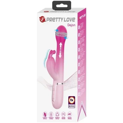 Dejon 3 In 1 Multifunktions-Rabbit-Vibrator Rosa | Pretty Love