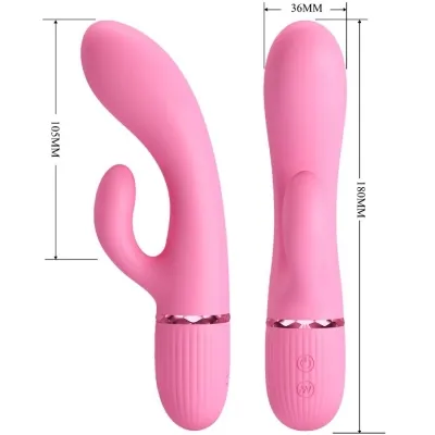 Marski Rabbit Vibrator & G-Spot Rosa | Pretty Love