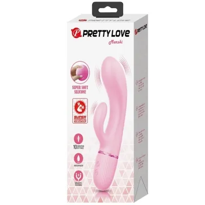 Marski Rabbit Vibrator & G-Spot Rosa | Pretty Love