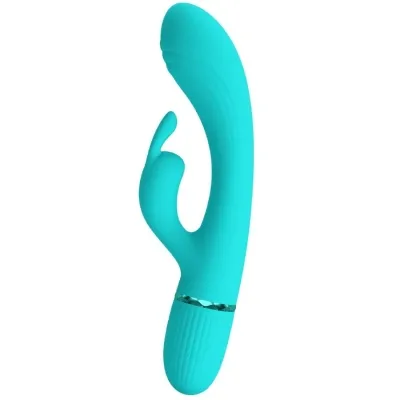 Scocco Vibrator Rabbit Turquoise | Pretty Love