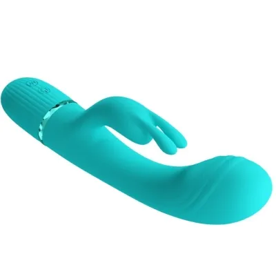 Scocco Vibrator Rabbit Turquoise | Pretty Love