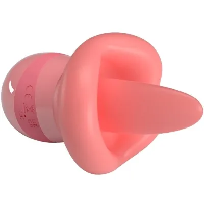 Kylee Tongue-Clitoral Stimulator 10 Modes Nude Pink | Pretty Love