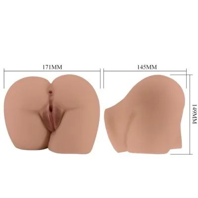 Bernace Ass Vibrator with Vagina and Anus Flesh – Crazy Bull