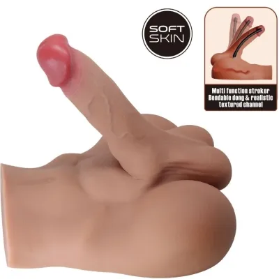 Rhyne Back Realistic Natural Masturbator – Crazy Bull