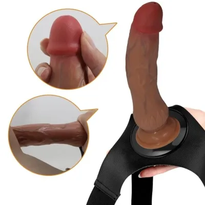 Kyton Universal Harness With Squirting Dildo 19cm Brown – Pretty Love