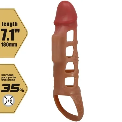 Preston Vibrating Penis Sleeve 18cm – Pretty Love