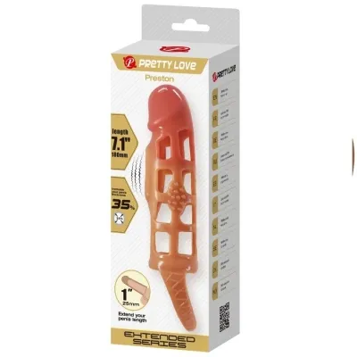 Preston Vibrating Penis Sleeve 18cm – Pretty Love