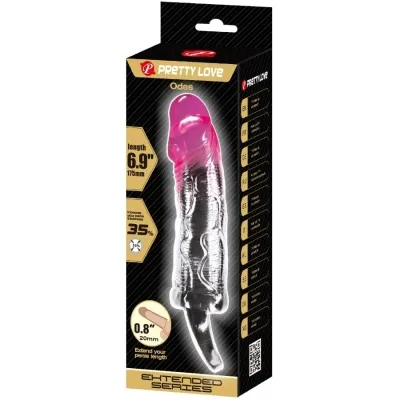Odes Realistic 2cm Penis Decoy Sleeve Pink – Pretty Love