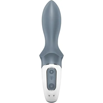 Air Pump Booty 1 Anal Inflatable Vibrator Gray – Satisfyer