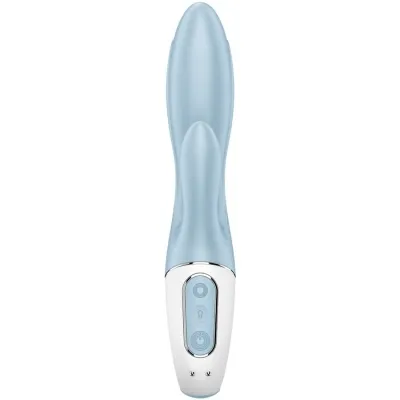 Air Pump Bunny 1 Aufblasbarer Kaninchenvibrator Blau | Satisfyer