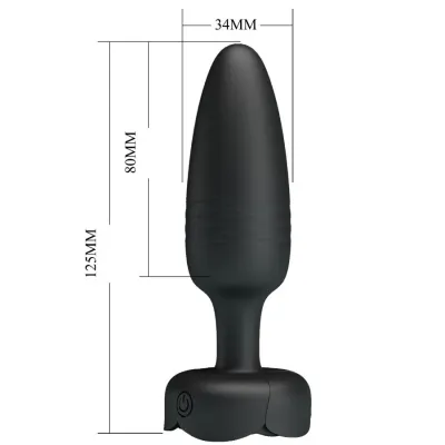 Tarion Anal Plug with LED Light Black 12.5cm – Pretty Love