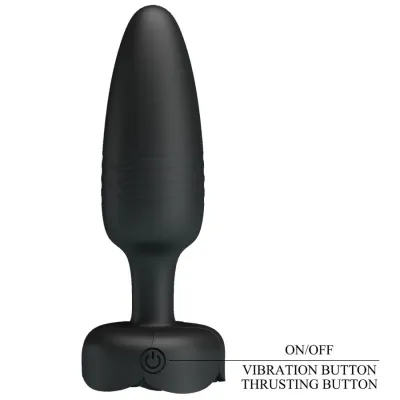 Tarion Anal Plug with LED Light Black 12.5cm – Pretty Love