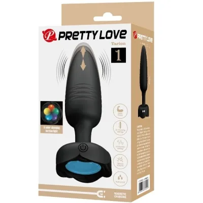Tarion Anal Plug with LED Light Black 12.5cm – Pretty Love
