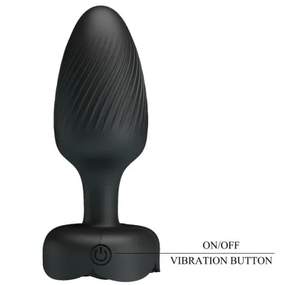 Varian Anal Plug with LED Light Black 10.8cm – Pretty Love