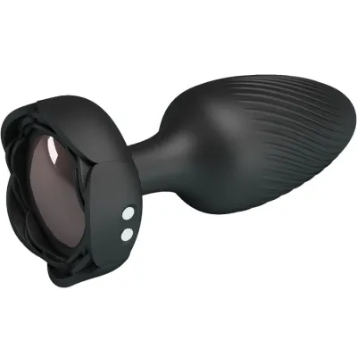 Varian Anal Plug with LED Light Black 10.8cm – Pretty Love