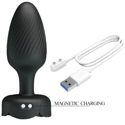 Osborn Anal Plug Mit Led Licht Schwarz 9.8cm – Pretty Love