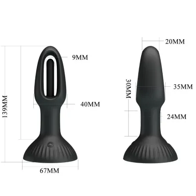 Hubert Anal Plug With 7 Vibration Modes – Pretty Love