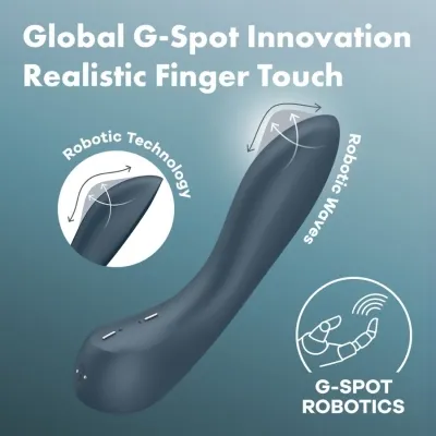 G-Spot Wave 4 12 Modi Vibrator Dunkelgrau | Satisfyer