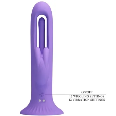Killmoulis Rabbit Vibrator 12 Vibration Modes Purple | Pretty Love