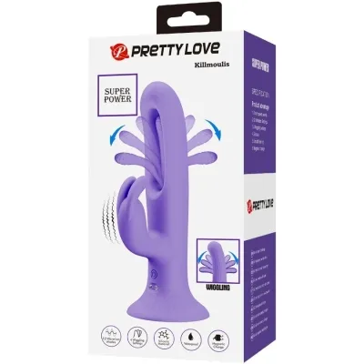 Killmoulis Rabbit Vibrator 12 Vibration Modes Purple | Pretty Love