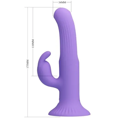 Killmoulis Rabbit Vibrator 12 Vibration Modes Purple | Pretty Love