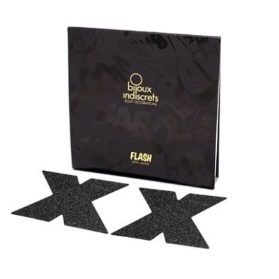Pezoneras Flash Cruz Schwarz | Bijoux