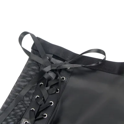 Leather Bra and Skirt Set Black L/XL – Subblime