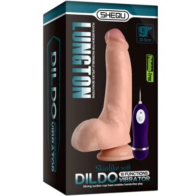 Lungton Vibrator Dildo with Remote Control 22.5cm | Shequ