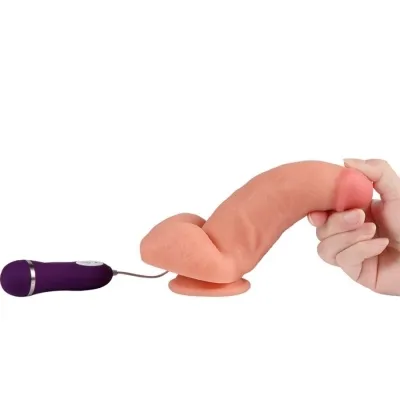 Red Eagle Vibrator Dildo with Remote Control 17cm | Shequ