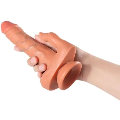 Julian Dildo and Clitoral Stimulator with Vibration 16cm | Shequ