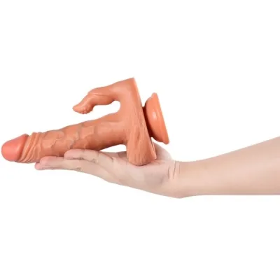 Julian Dildo and Clitoral Stimulator with Vibration 16cm | Shequ