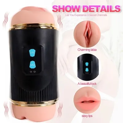 Kay Doppelmasturbator Mit Mund- Und Vagina – Shequ