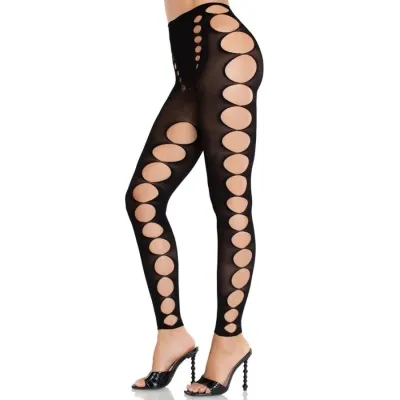 Trägerlose Nahtlose Blickdichte Strümpfe Schwarz – Leg Avenue
