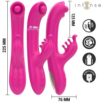 Christina Multifunctional Rabbit Vibrator 22.5cm Pink | Intense