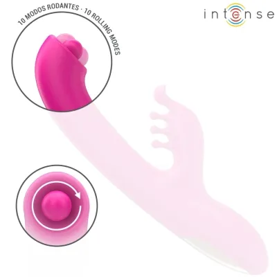 Christina Multifunctional Rabbit Vibrator 22.5cm Pink | Intense
