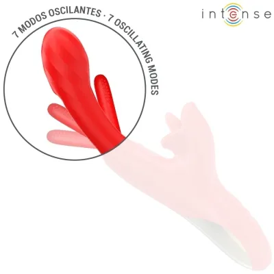 Jessica Multifunktionsvibrator Klitorisstimulation 24.8cm Rot | Intense