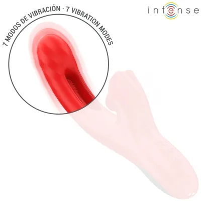 Jessica Multifunktionsvibrator Klitorisstimulation 24.8cm Rot | Intense