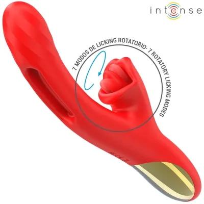 Jessica Multifunktionsvibrator Klitorisstimulation 24.8cm Rot | Intense