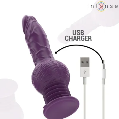 Tatum Vibrator with Up and Down Vibration 24cm Purple | Intense