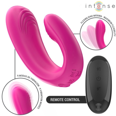 Janet Doppelter U-Förmiger Stimulator Rosa | Intense