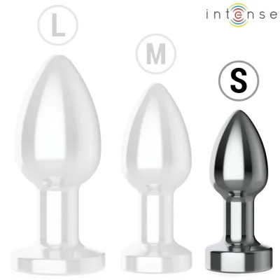 Anal Plug 10 Modi Metall Mit Fernbedienung S – Intense