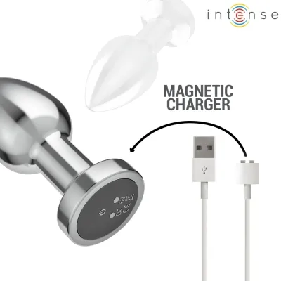Anal Plug 10 Modi Metall Mit Fernbedienung M – Intense