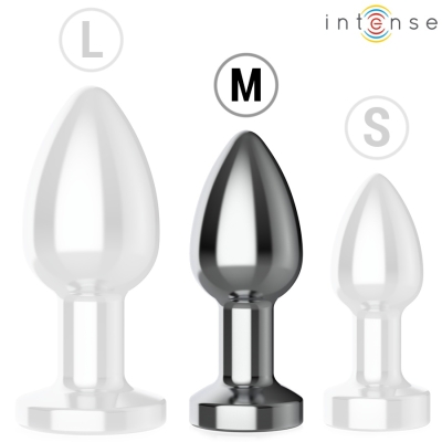 Intense - Anal Plug 10 Vibrationen Metall Mit Fernbedienung M